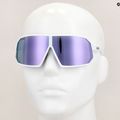 Akiniai nuo saulės UVEX Sportstyle 237 white matt/mirror lavender 7