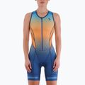 Moteriškas triatlono kombinezonas Synergy Pro Sleeveless Racerback Trisuit orange wave