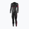 Moteriškas triatlono hidrokostiumas Synergy Adrenaline Full Sleeve 5 mm black/red