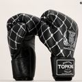 Bokso pirštinės Top King Boxing Chain black/silver 6