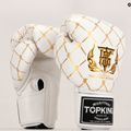Bokso pirštinės Top King Boxing Chain white/gold 6