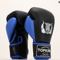 Bokso pirštinės Top King Reborn Boxing Semi Leather black/blue 7