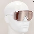 Akiniai nuo saulės POC Devour hydrogen white/clarity trail /partly sunny silver 11