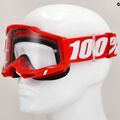 Dviračių akiniai 100 % Accuri 2 neon/red/clear 7