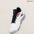Vyriški tinklinio batai Mizuno Wave Momentum 3 white/salsa/black 9