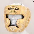 Bokso šalmas Top King Super Star white/gold 8