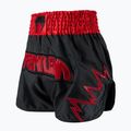 Vyriški treniruočių šortai Venum Inferno Muay Thai anglies pilka/raudona 3