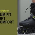 Rollerblade Twister XT moteriški riedučiai juodi 07221100 2A2 14