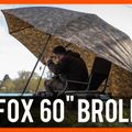 Fox International 60" Camo Brolly rudos spalvos karpių skėtis CUM268 4