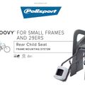 Polisport Groovy Maxi FF 29 green-grey FO vaikiško dviračio sėdynė 8406000032 8