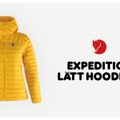 Moteriška Fjällräven Expedition Latt Hoodie pūkinė striukė juoda F86120 9