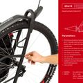 Extrawheel Voyager dviračių priekaba juoda PRO E0033 8