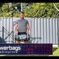 Pure2Improve 10 kg Power Bag raudonos/juodos spalvos P2I201720 treniruočių krepšys 6