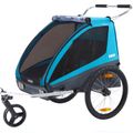 Thule Coaster XT dviračių priekaba+vaikiškas vežimėlis dvivietis žalias 10101820 11