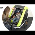 Hamax Avenida One laimo žalios spalvos dviračių priekaba 10
