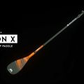 Aqua Marina CARBON X 3 dalių SUP irklas juodai oranžinės spalvos B0303016 8