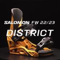 Vyriški Salomon District snieglenčių surišimo diržai juodi L41776000 9