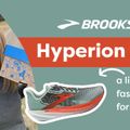 Brooks Hyperion Max vyriški bėgimo bateliai blue surf/cherry/nightlife 18