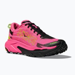 Moteriški bėgimo bateliai HOKA Matafe 5 neoninė rožinė/juoda