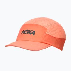 Kepurė su snapeliu HOKA Trail Race neon cantaloupe