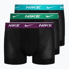Vyriški "Nike Everyday Cotton Stretch Trunk" boksininkų šortai, 3 poros, turkio/violetinės/mėlynos spalvos