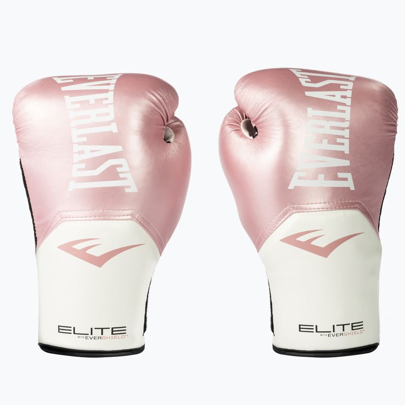 Moteriškos bokso pirštinės Everlast Pro Style Elite 2 rožinės EV2500