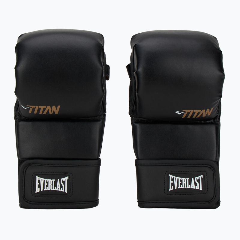 Everlast Titan Hybrid juodos graplingo pirštinės