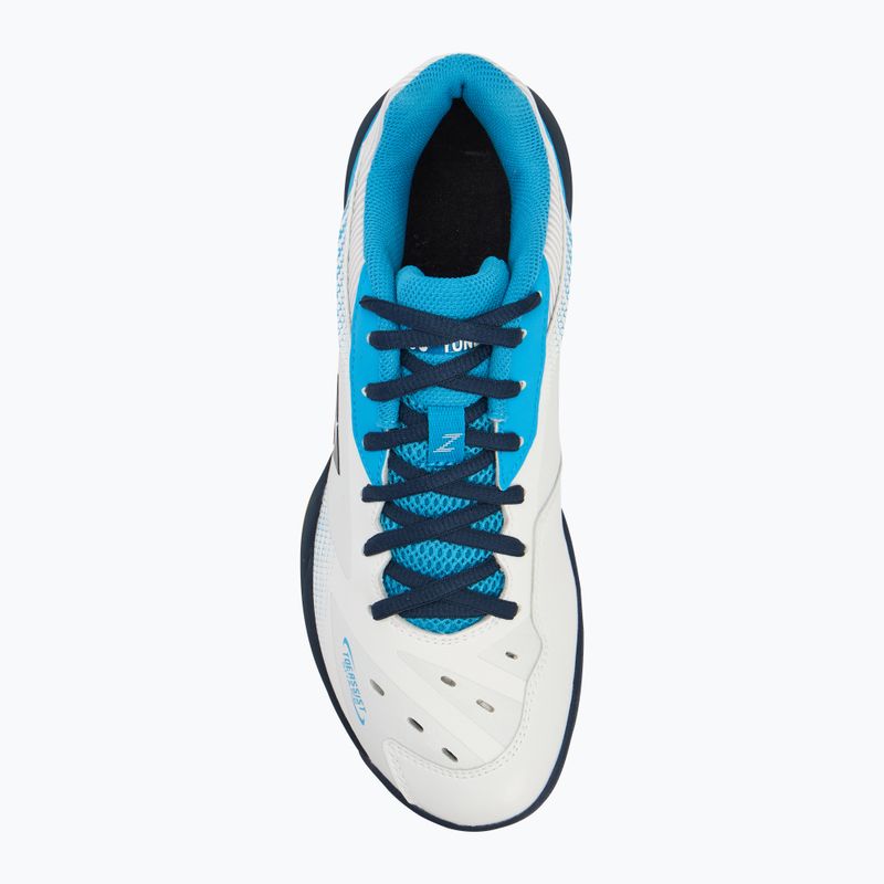 Vyriški badmintono batai YONEX 65 Z3 white/ ocean blue 5
