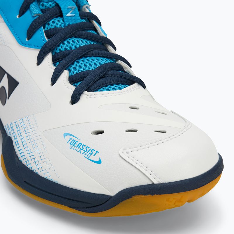 Vyriški badmintono batai YONEX 65 Z3 white/ ocean blue 7