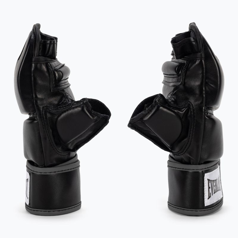 Vyriškos graplingo pirštinės su nykščiu Everlast MMA pirštinės juodos EV7562 4