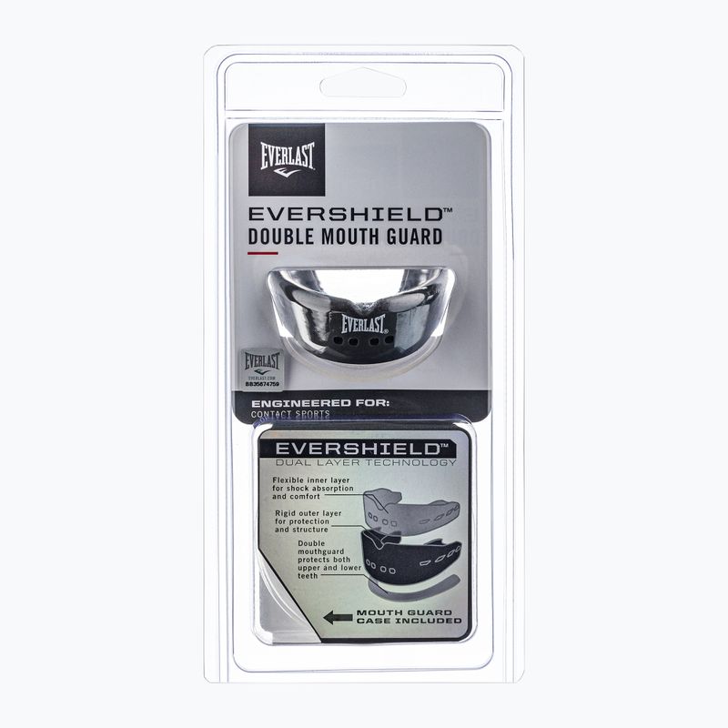 Everlast dviguba žandikaulių apsauga Evershield, pilka EV14002