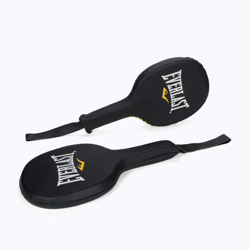 Everlast Lea Punch Paddle odinės treniruoklių pagalvėlės juodos spalvos EV4088