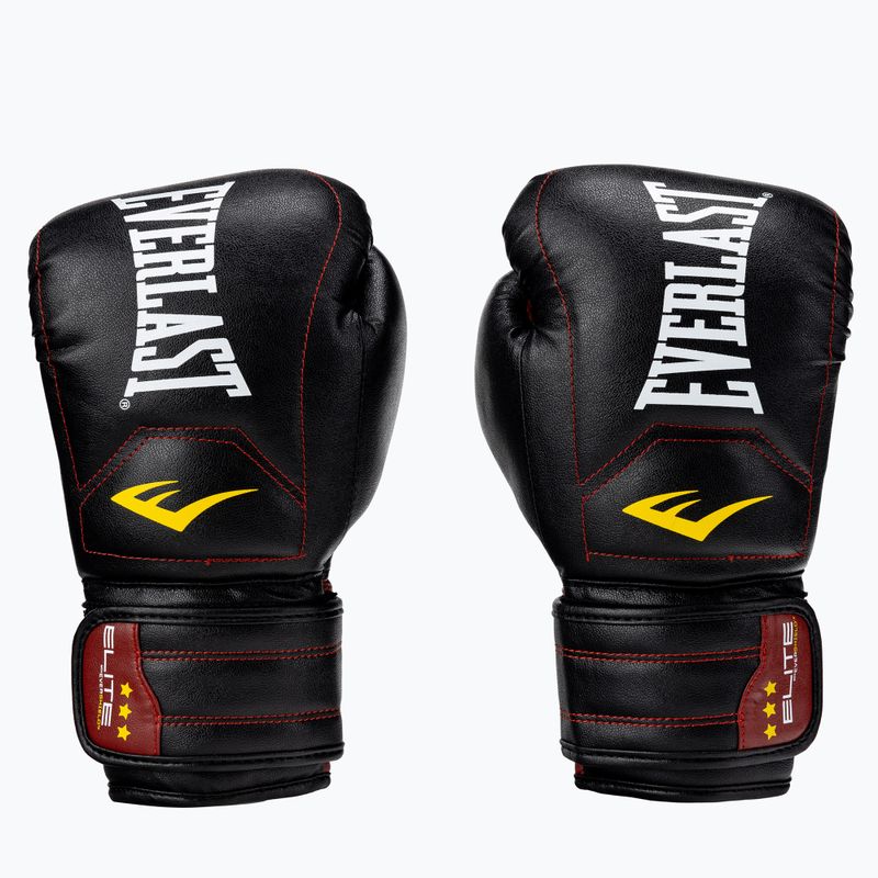 Everlast Elite Muay Thai bokso pirštinės juodos EV360MT 3