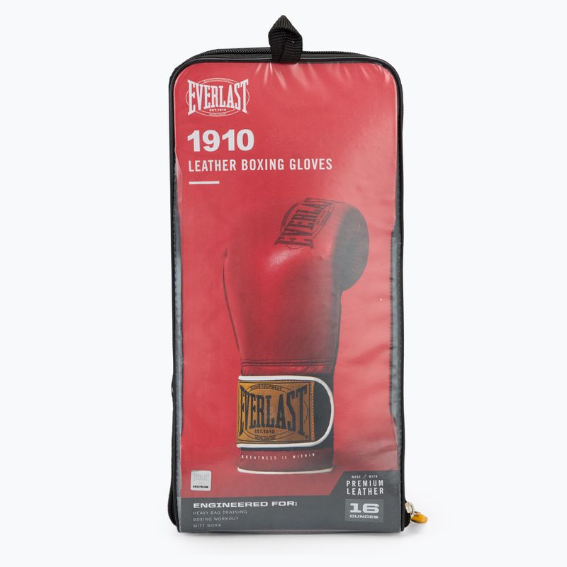 Bokso pirštinės Everlast 1910 Classic red 6