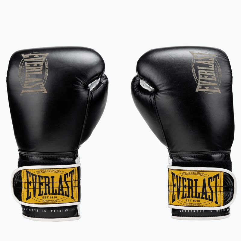 Everlast 1910 Classic Pro bokso pirštinės juodos EV1910PRO BL 3