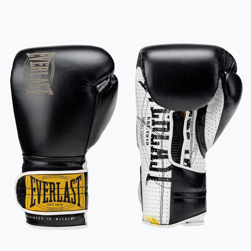 Everlast 1910 Classic Pro bokso pirštinės juodos EV1910PRO BL 5