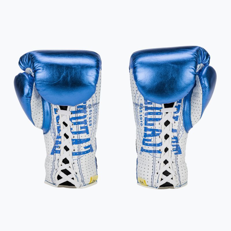 Bokso pirštinės Everlast Fight Leather blue 3