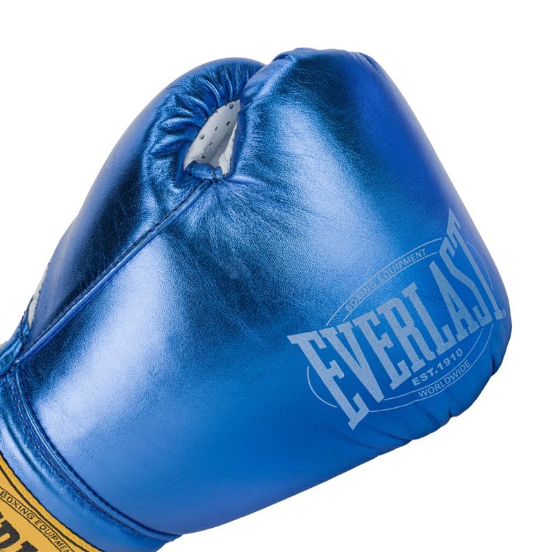 Bokso pirštinės Everlast Fight Leather blue 5