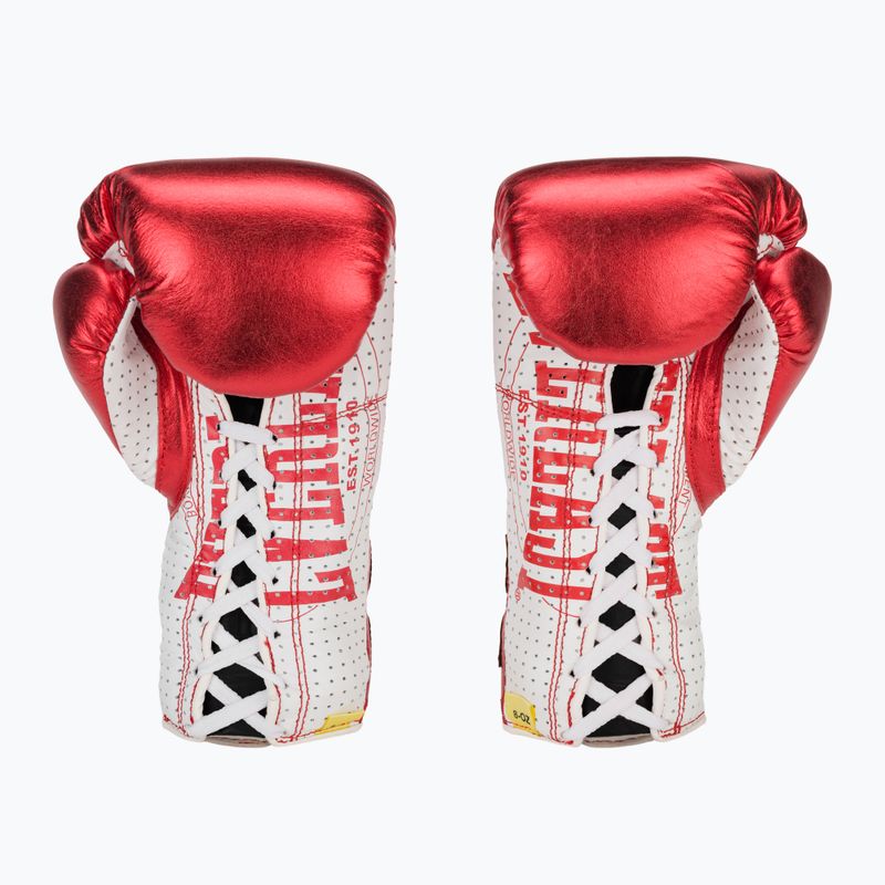 Bokso pirštinės Everlast Fight Leather red 3