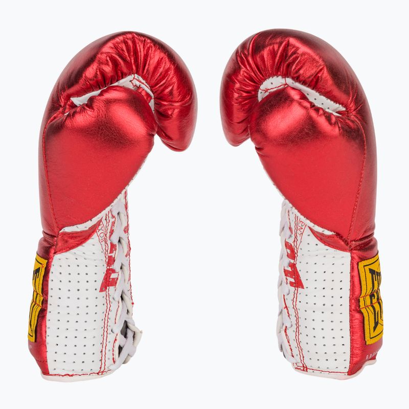 Bokso pirštinės Everlast Fight Leather red 4