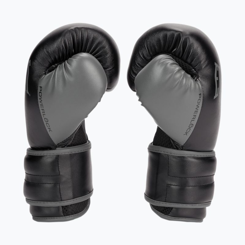 Everlast Powerlock PU vyriškos bokso pirštinės juodos EV2200 4