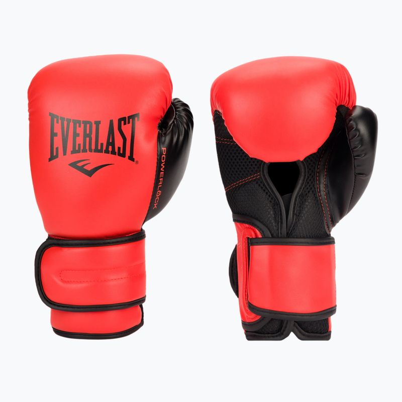 Everlast Powerlock Pu vyriškos bokso pirštinės raudonos EV2200 3