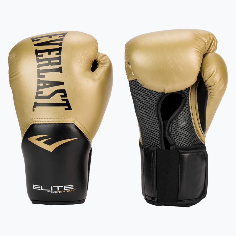Everlast Pro Style Elite 2 auksinės bokso pirštinės EV2500 3