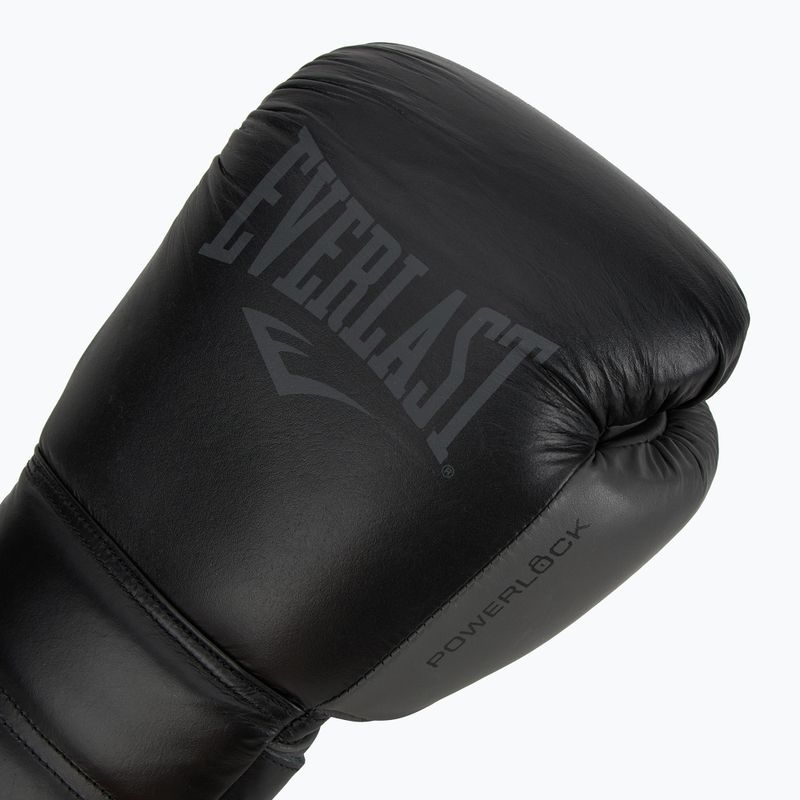 Bokso pirštinės Everlast Powerlock 2 Laced Pro Training black 5