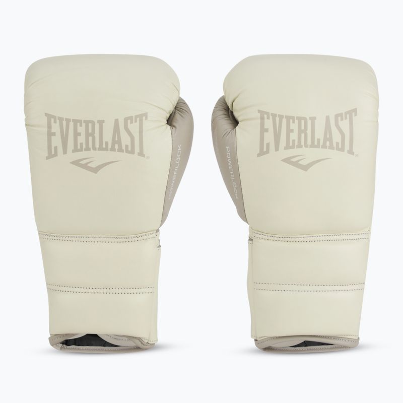 Bokso pirštinės Everlast Powerlock 2 Laced Pro Training white 2