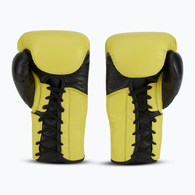 Bokso pirštinės Everlast Powerlock 2 Laced Pro Training neon yellow 3