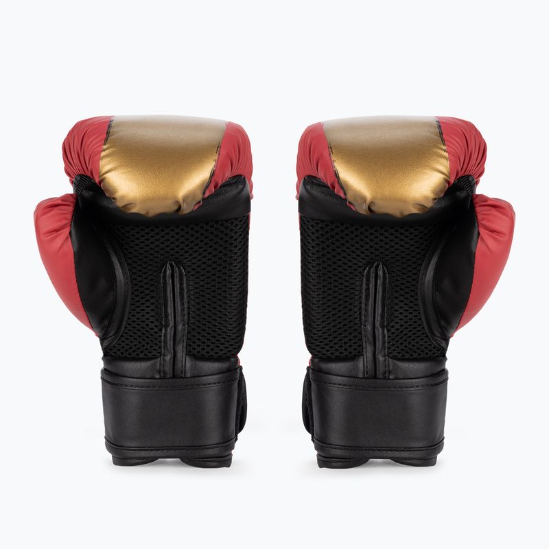 Everlast Prospect 2 raudonos/auksinės spalvos vaikiškos bokso pirštinės EV4602 RED/GLD 2