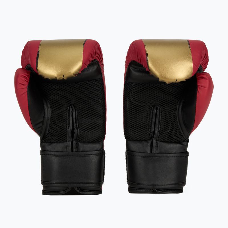 "Everlast Prospect 2" bokso rinkinys šalmas + skydai + pirštinės raudonos/auksinės spalvos 5