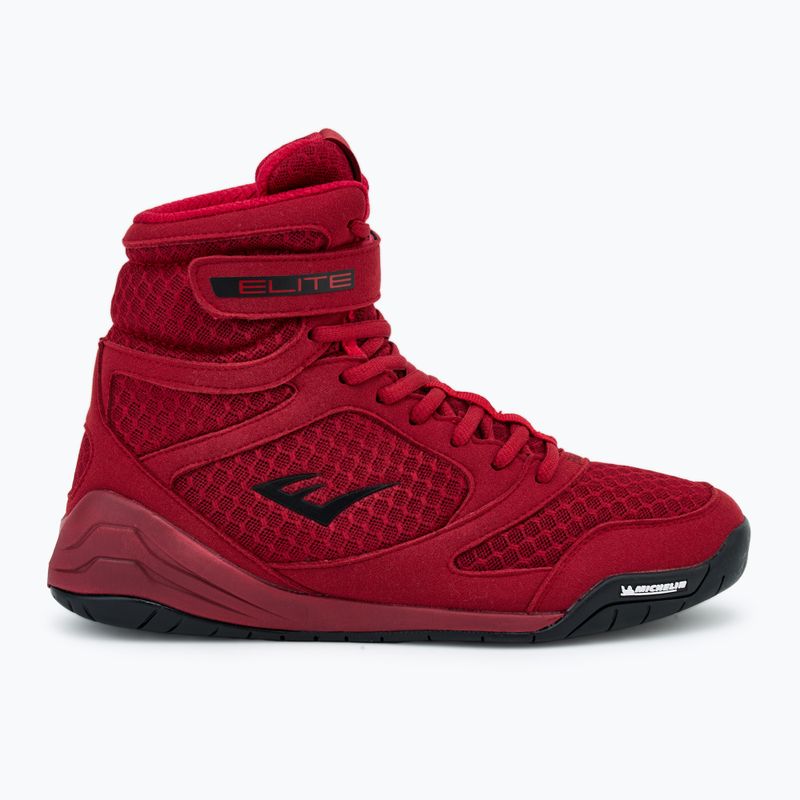 Vyriški bokso batai Everlast Elite 2 red 2