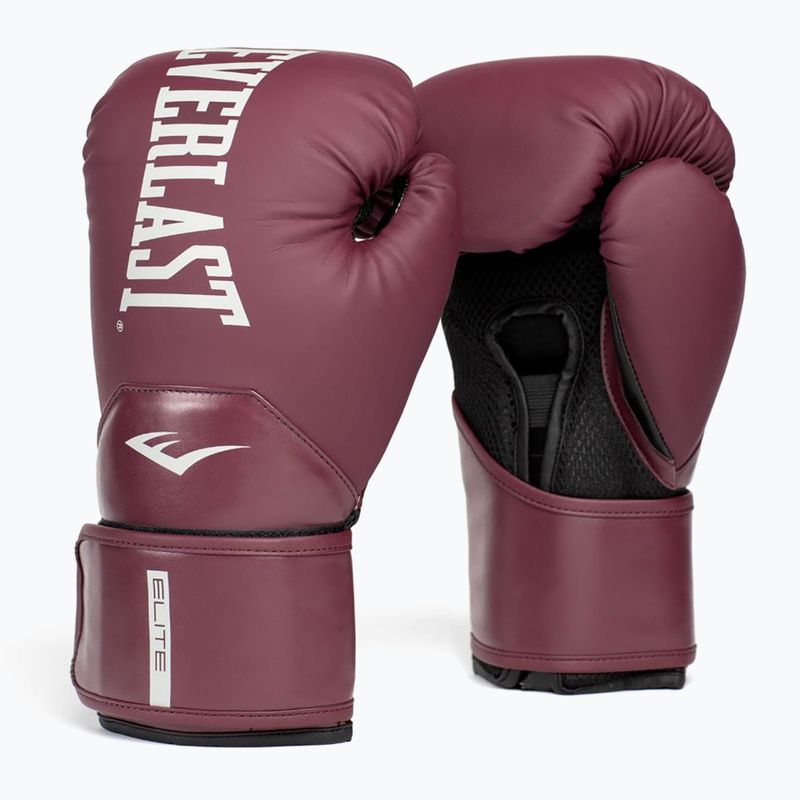 Bokso pirštinės Everlast Pro Style Elite 2 maroon 7